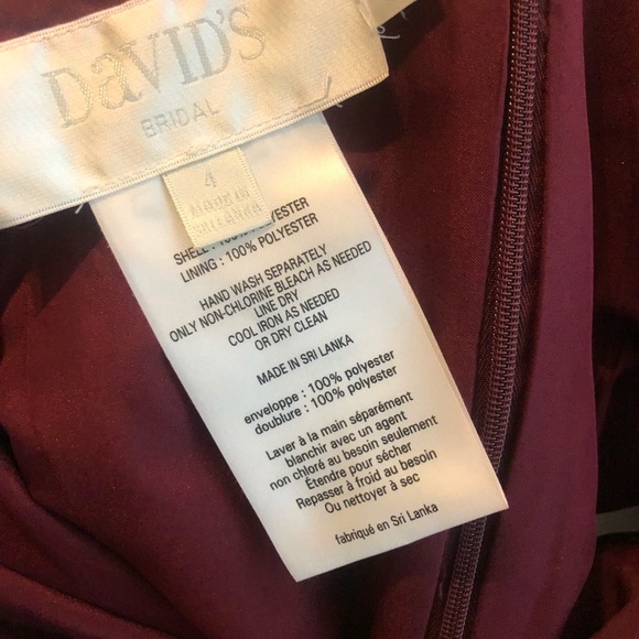 David’s Bridal Bridesmaid Dress - Picture 2 of 3